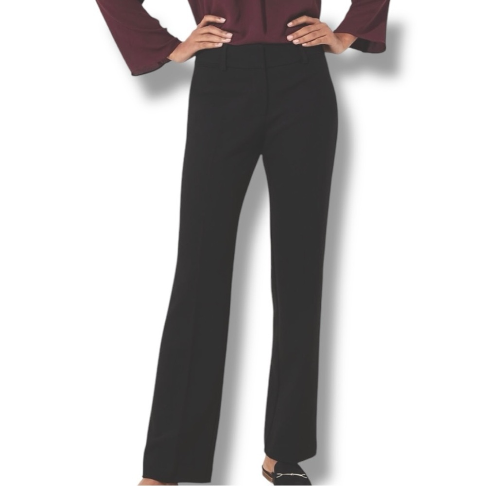 LOFT Size 4 Black Julie Trousers Poly-Viscose-Spandex
